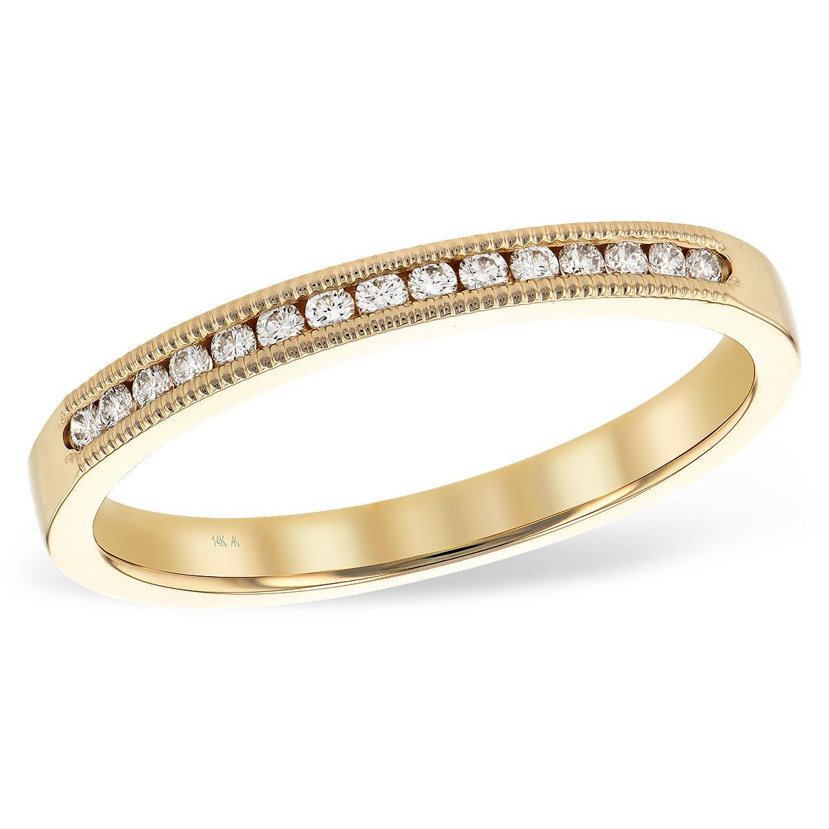 14KT Gold Ladies Diamond Wedding Ring