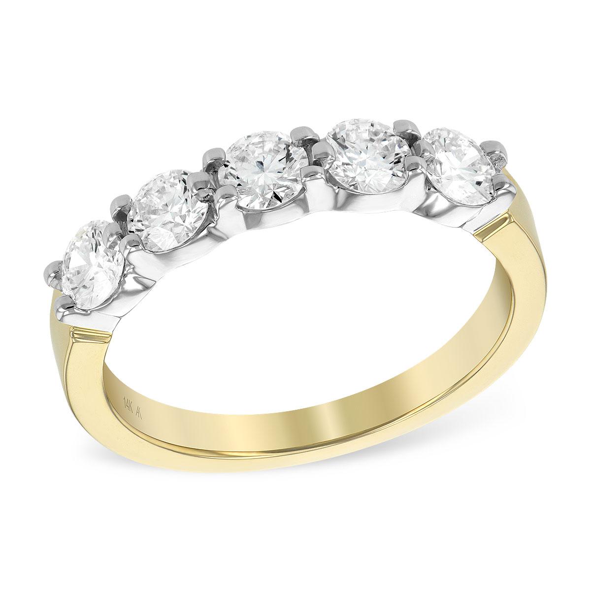 14KT Gold Ladies Diamond Wedding Ring