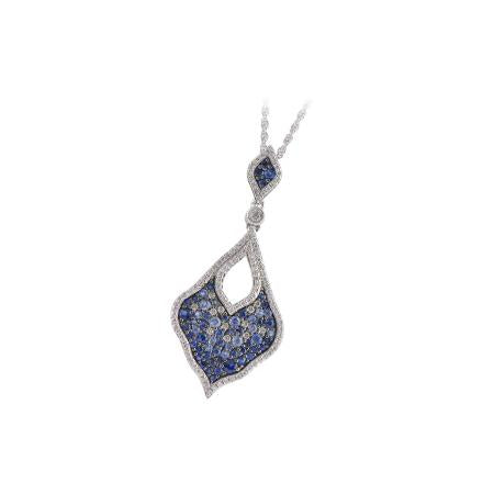 14KT Gold Sapphire Necklace