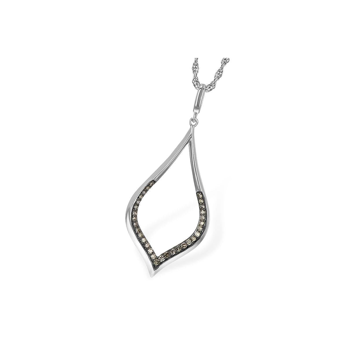 14KT Gold Brown Diamond Necklace
