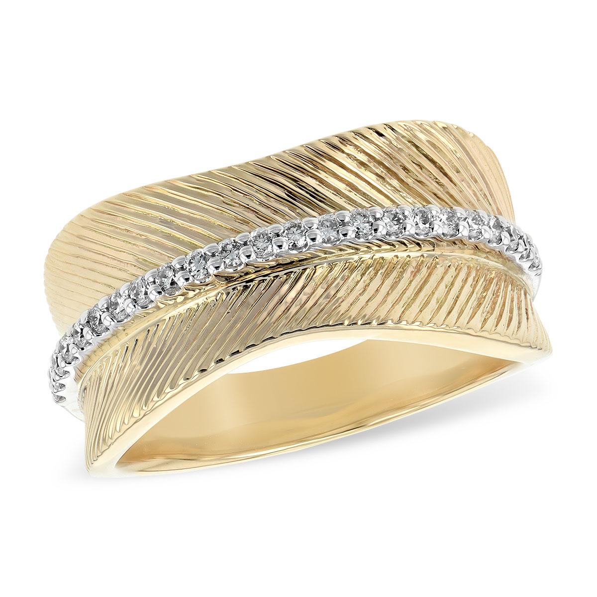 14KT Gold Ladies Diamond Wedding Ring