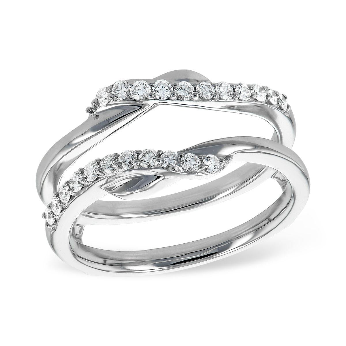 14KT Gold Ladies Diamond Wrap/Guard