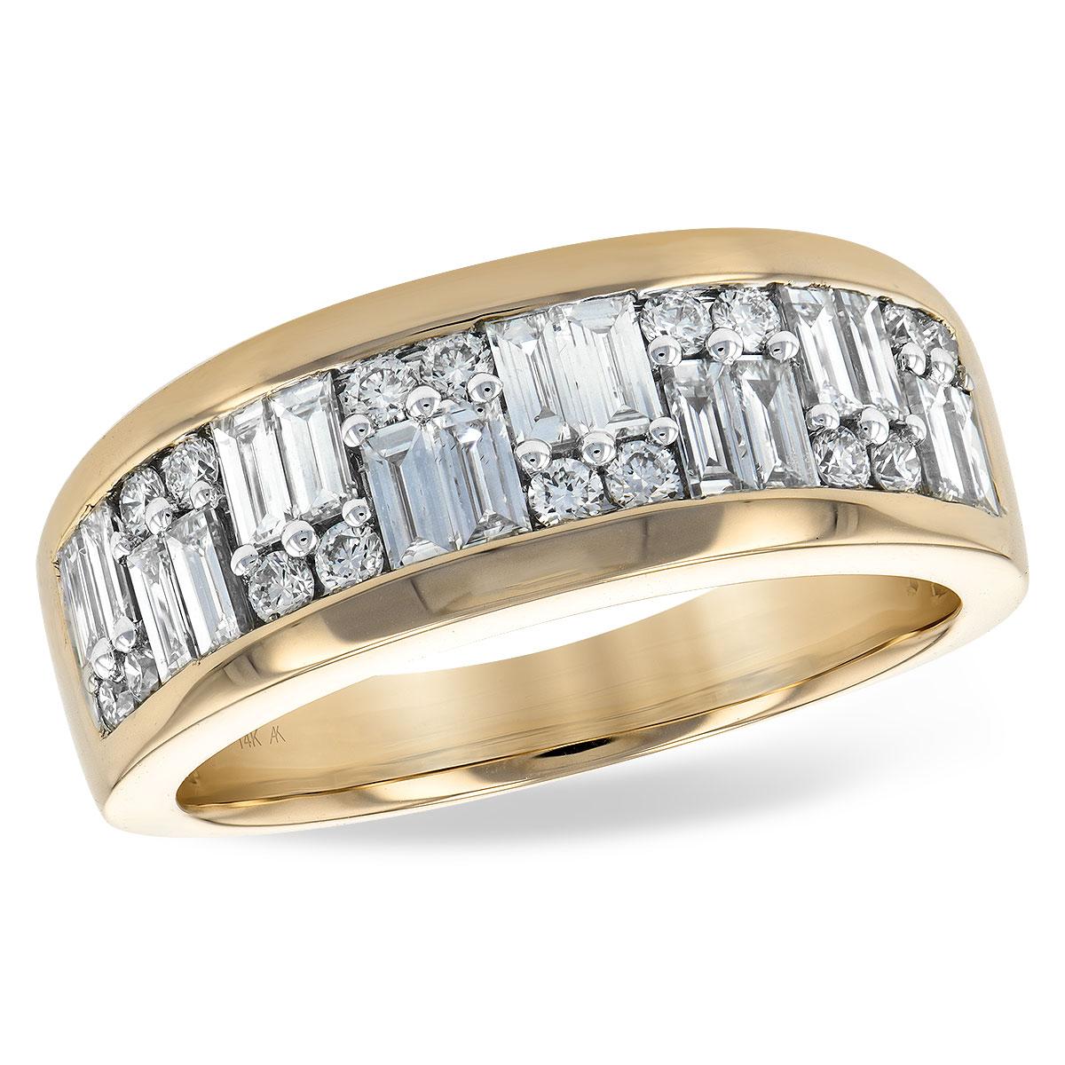 14KT Gold Ladies Diamond Wedding Ring