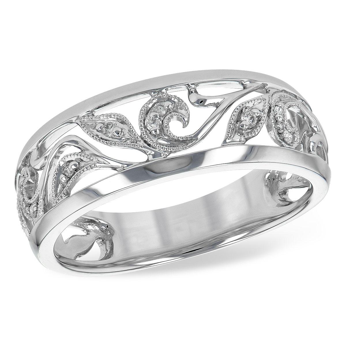 14KT Gold Ladies Diamond Wedding Ring