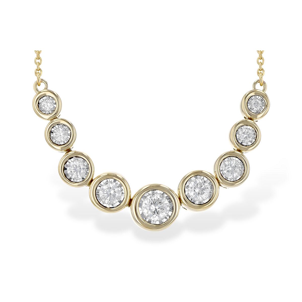 14KT Gold Diamond Necklace