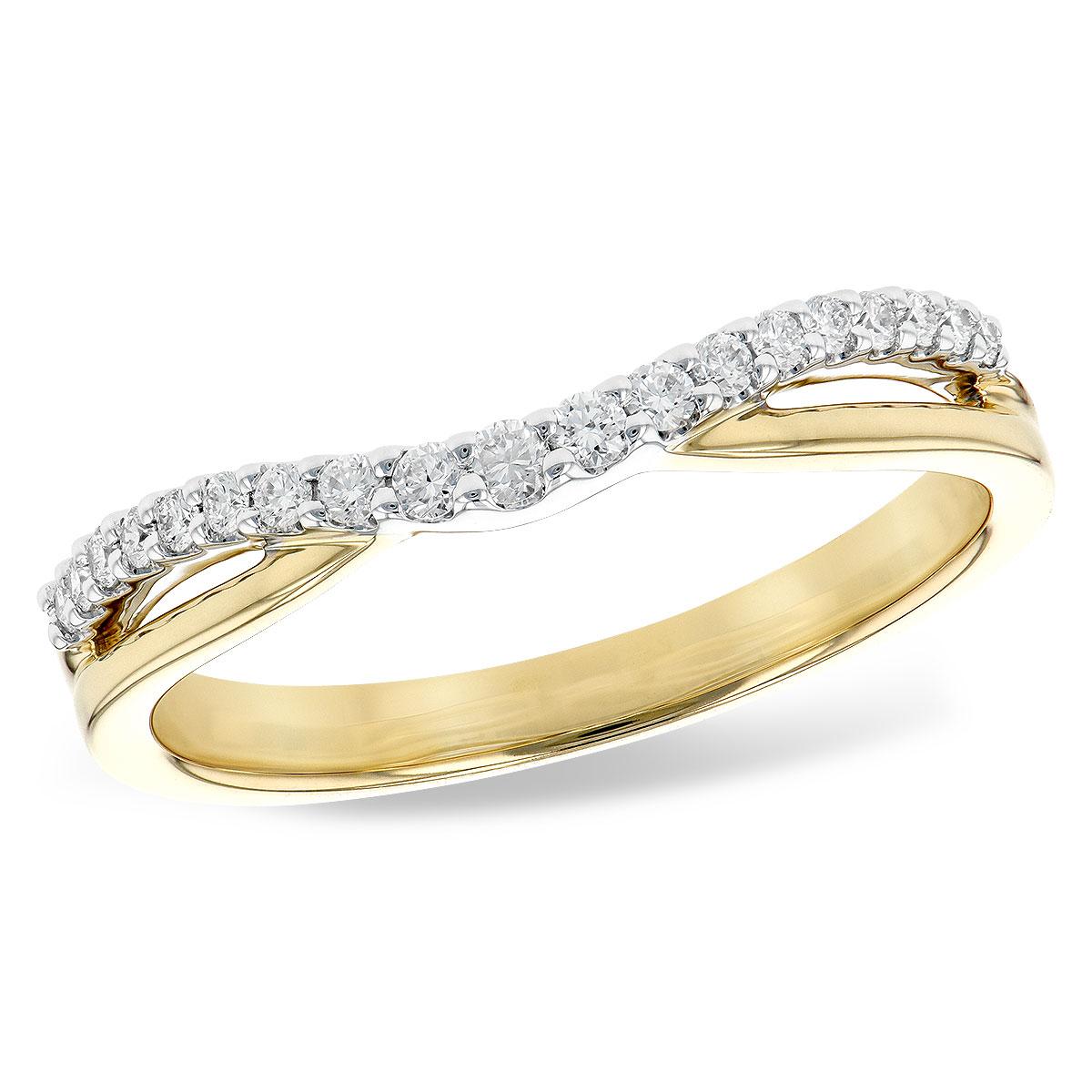 14KT Gold Ladies Diamond Wrap/Guard