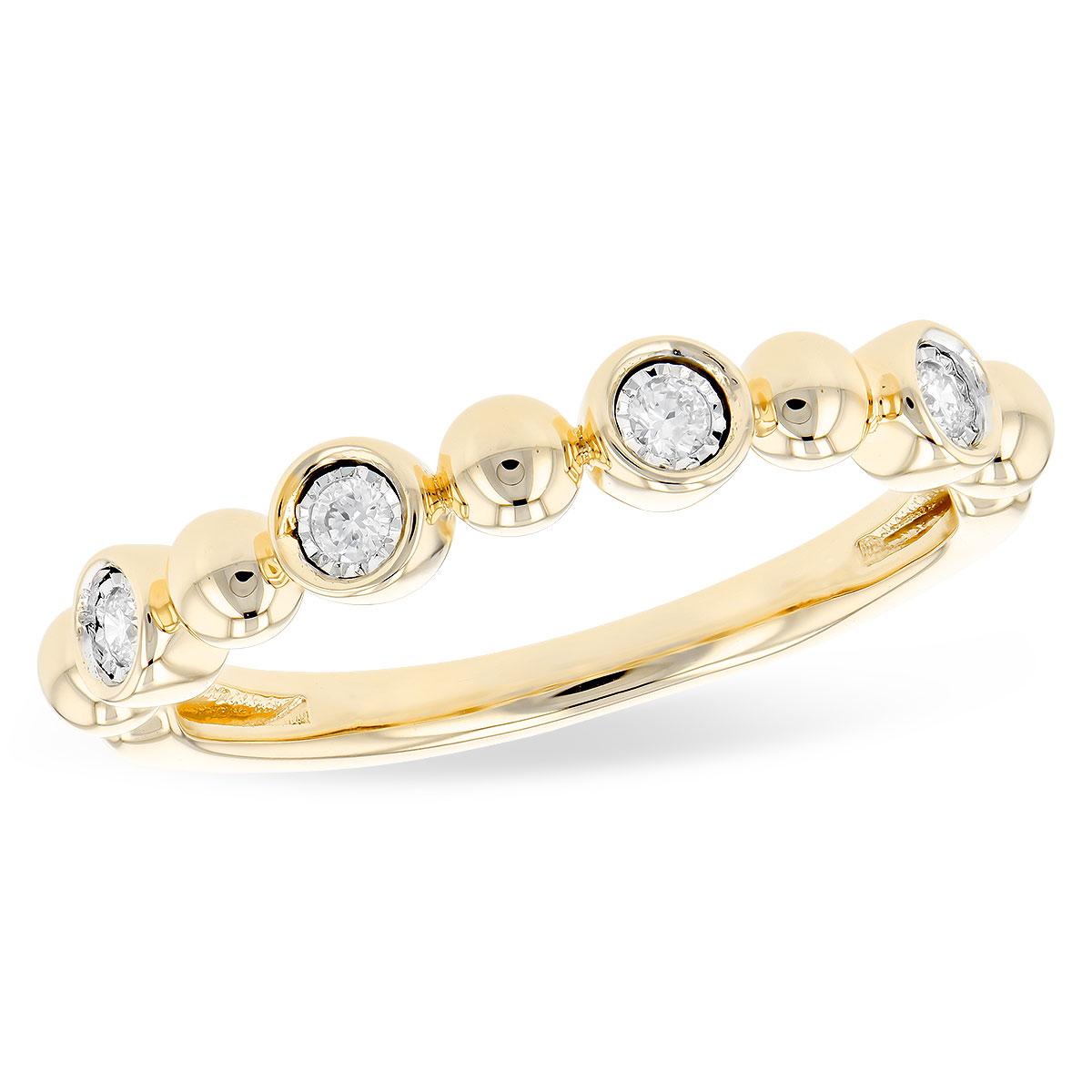14KT Gold Ladies Diamond Wedding Ring