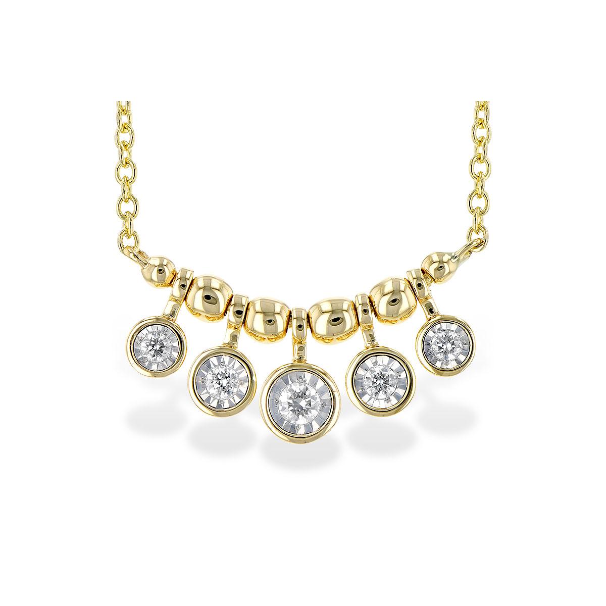 14KT Gold Diamond Necklace