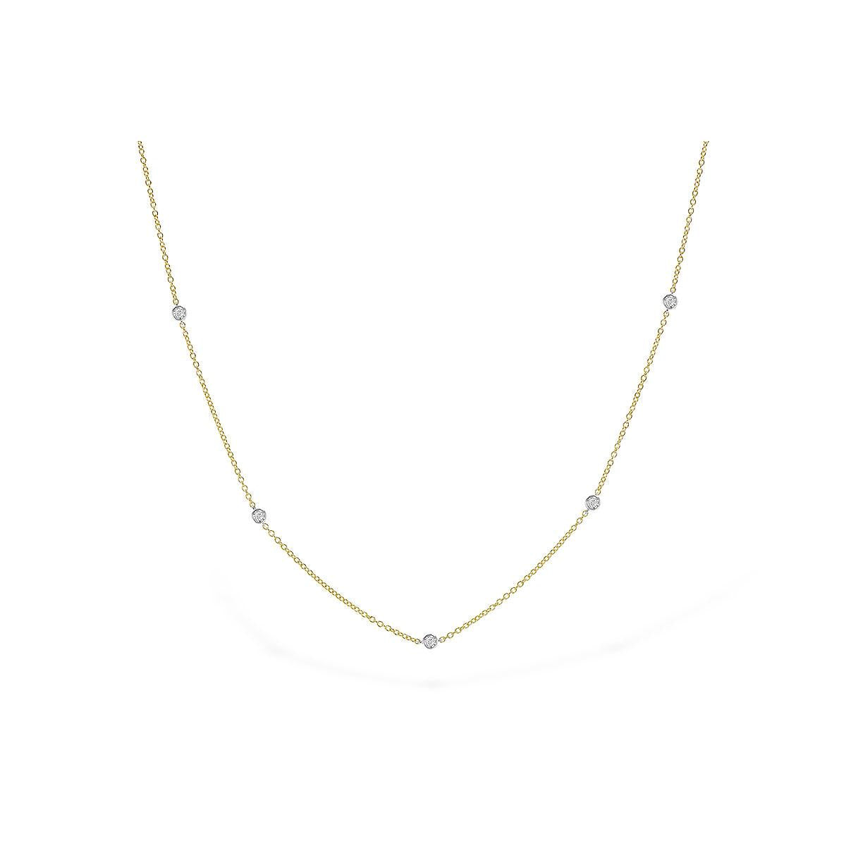 14KT Gold Diamond Necklace