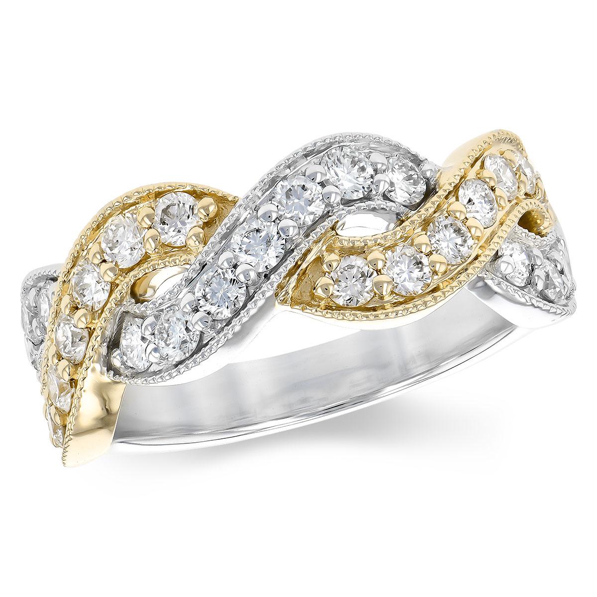14KT Gold Ladies Diamond Wedding Ring