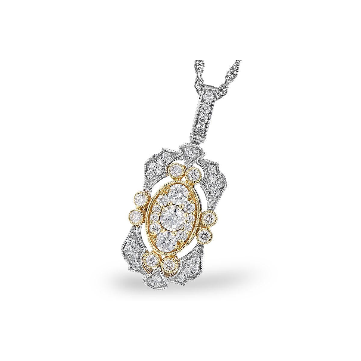 14KT Gold Diamond Necklace