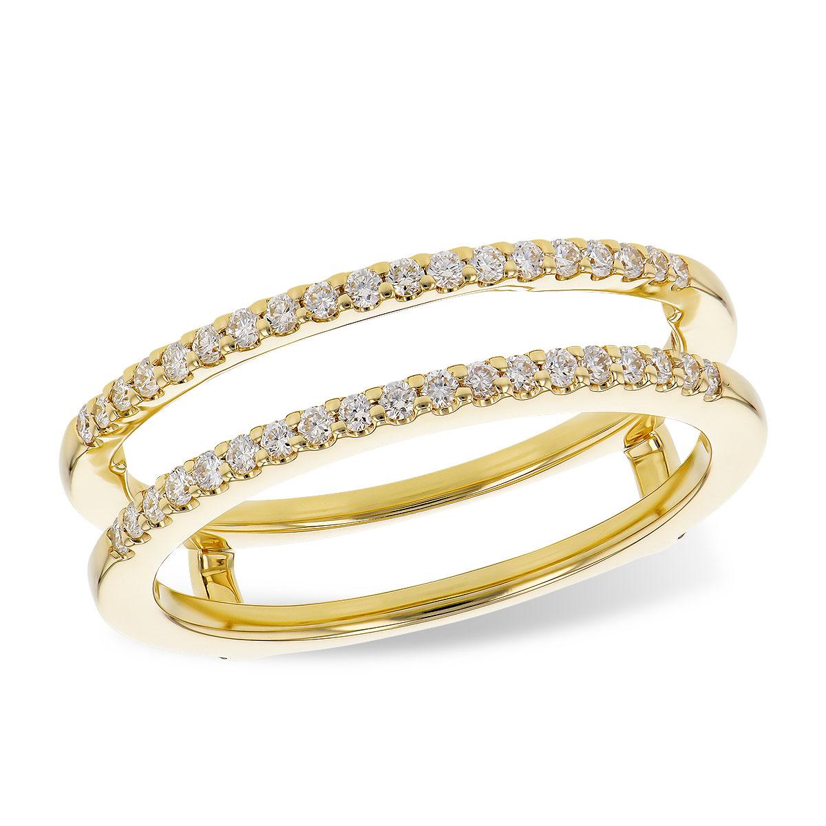 14KT Gold Ladies Diamond Wrap/Guard