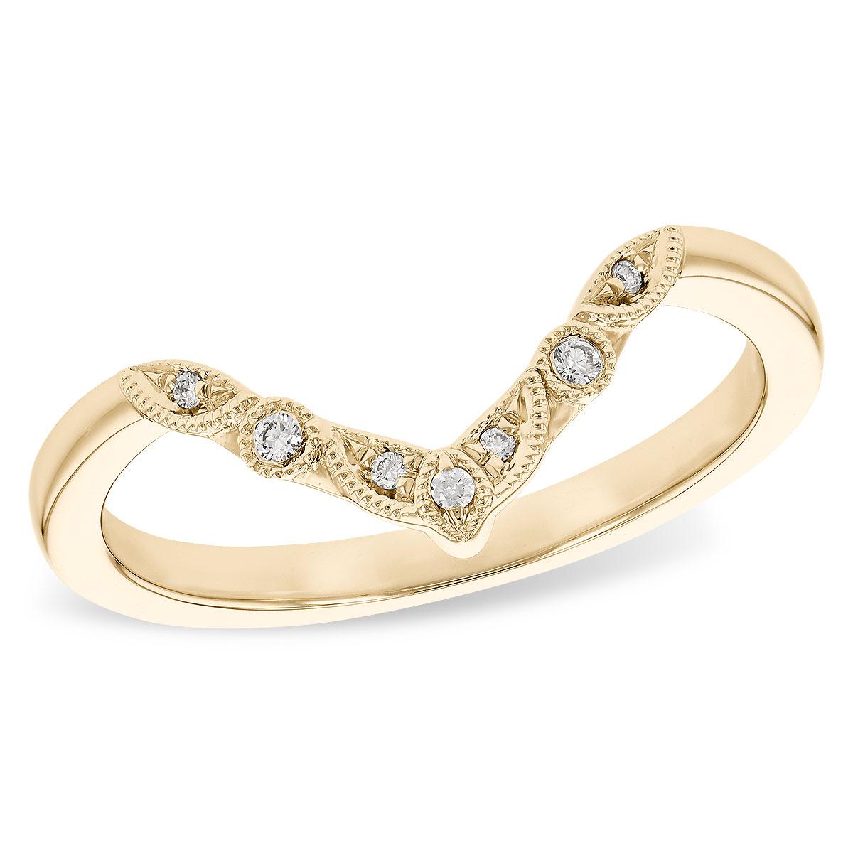 14KT Gold Ladies Diamond Wedding Ring