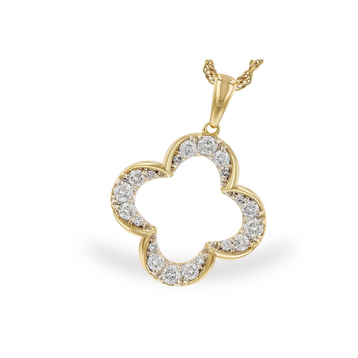 14KT Gold Diamond Necklace