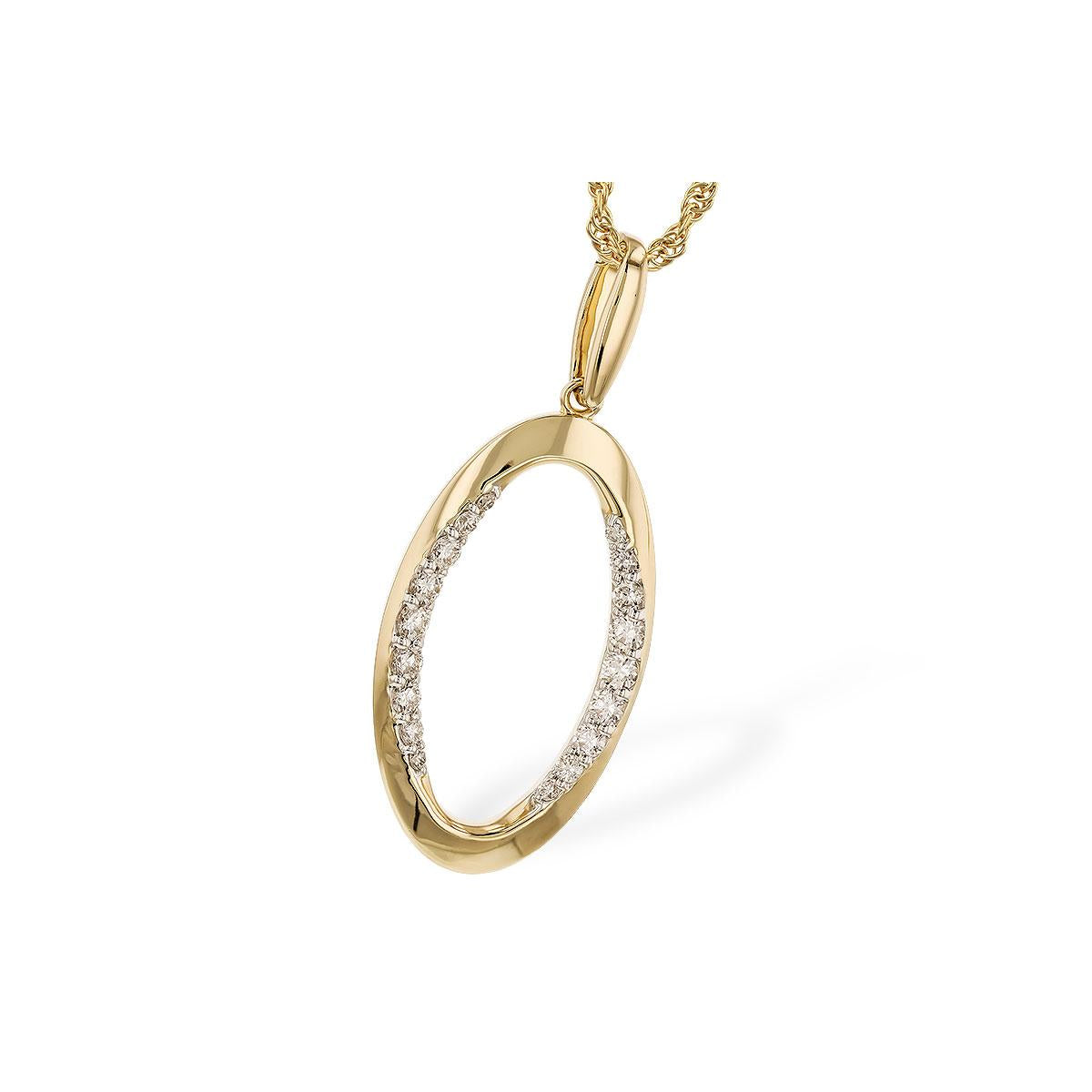 14KT Gold Diamond Necklace