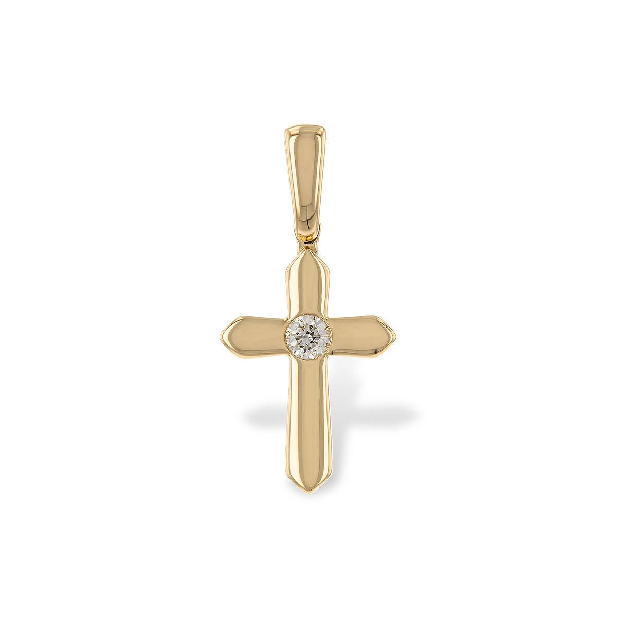 14KT Gold Diamond Pendant