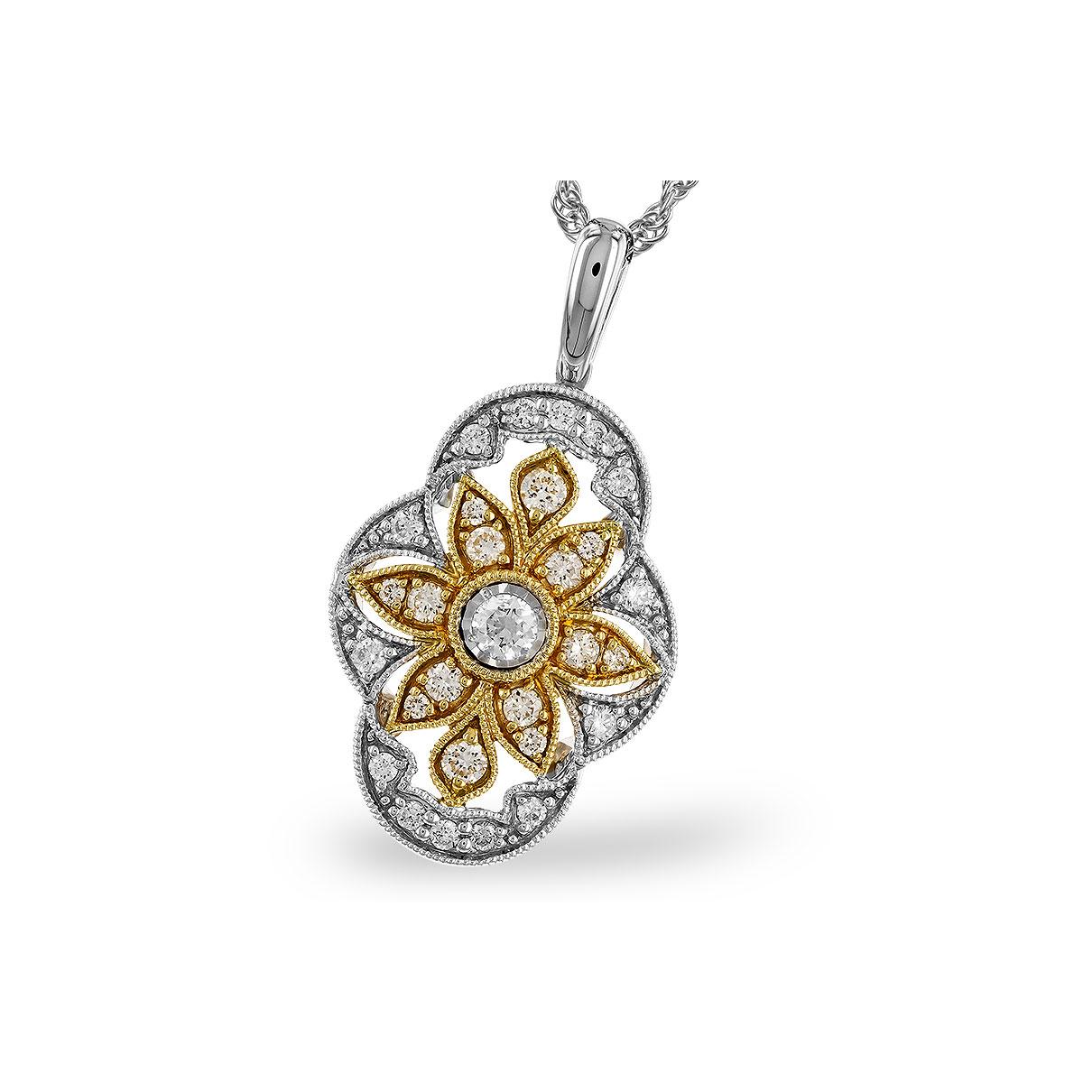 14KT Gold Diamond Necklace