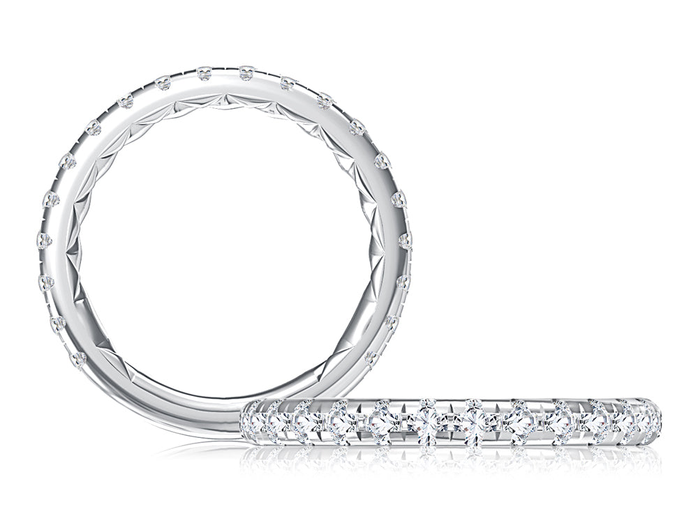Diamond Wedding Band [MR1865BQT/90]