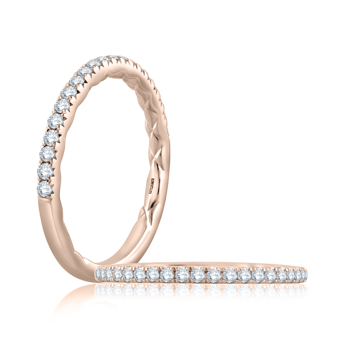 Pavé Diamond Wedding Band [MR2181Q/24]