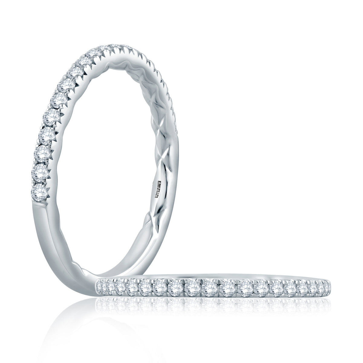 Pavé Diamond Wedding Band [MR2181Q/24]