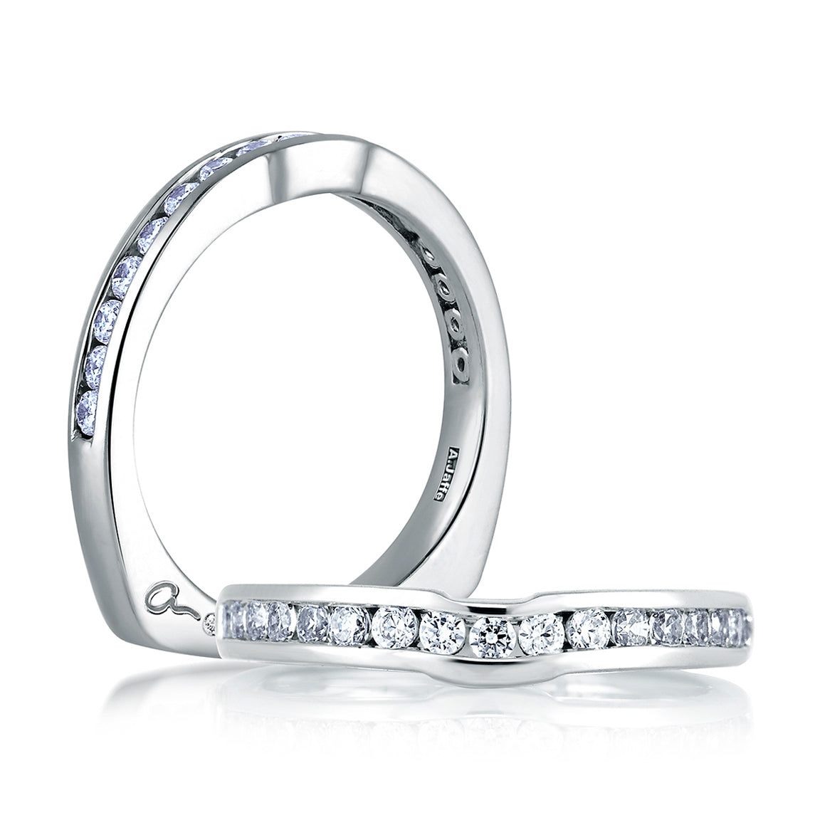 Channel Set Diamond Wedding Band [MRS228/43]