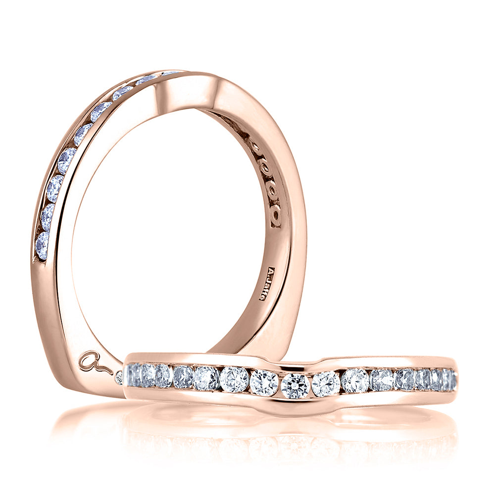 Channel Set Diamond Wedding Band [MRS228/43]