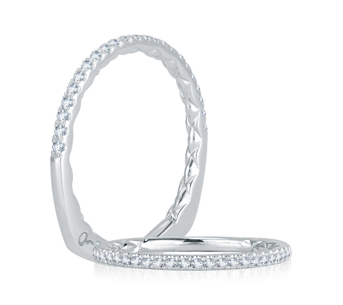 Pavé Diamond Wedding Band [MRS742Q/24]