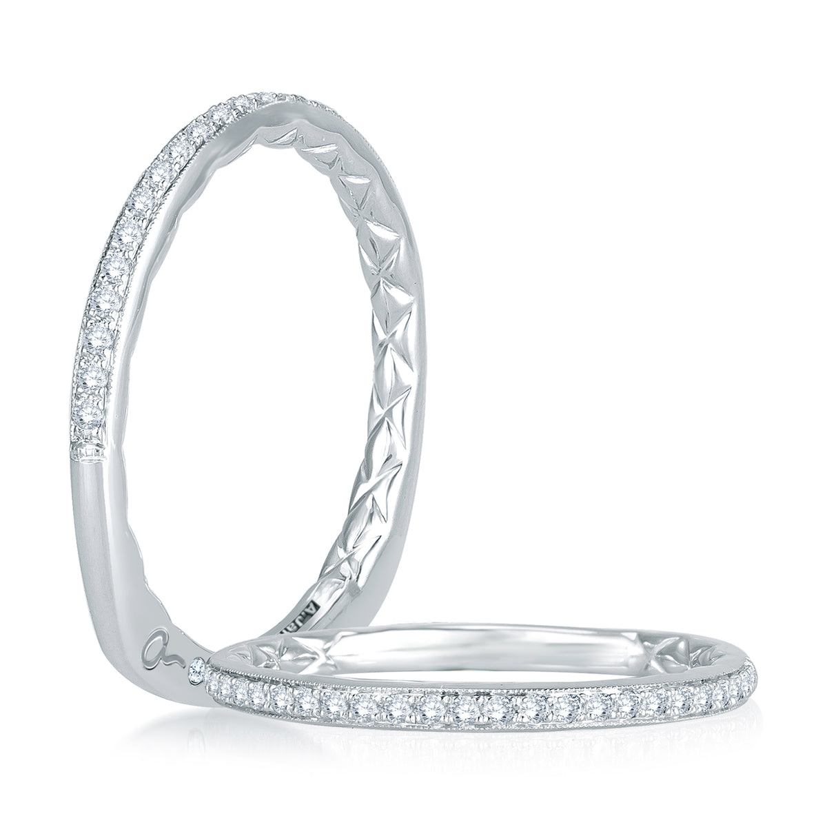 Pavé Diamond Wedding Band [MRS771Q/13]