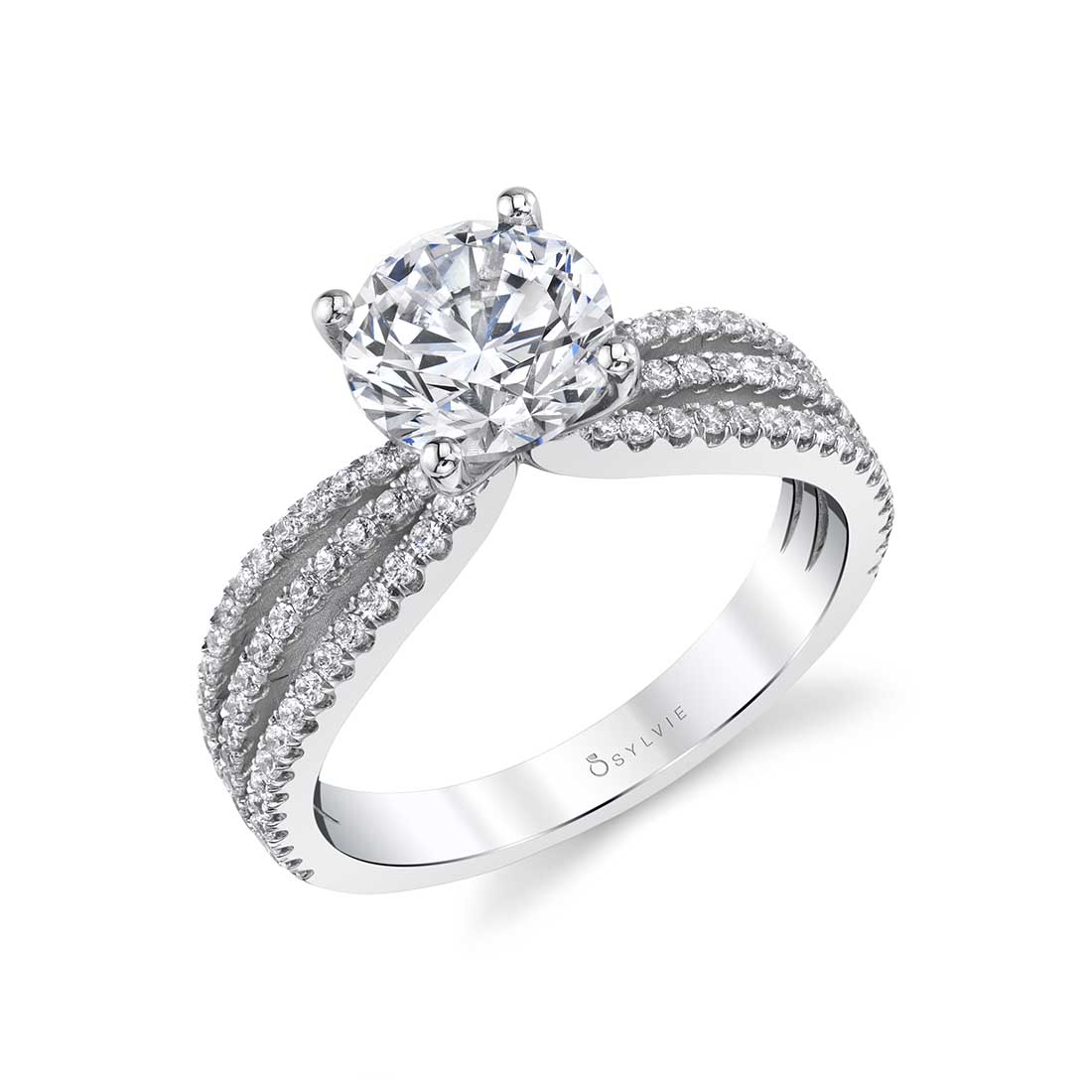 (Gallery) Split Shank Engagement Ring - Amalia