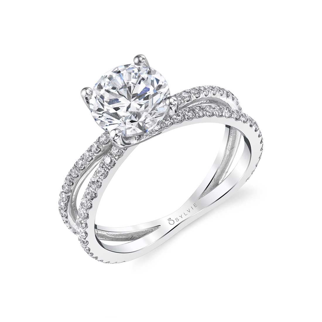 (Gallery) Split Band Engagement Ring - Guiliana