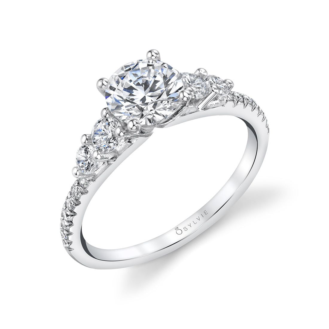 (Gallery) Classic Five Stone Engagement Ring - Tamara