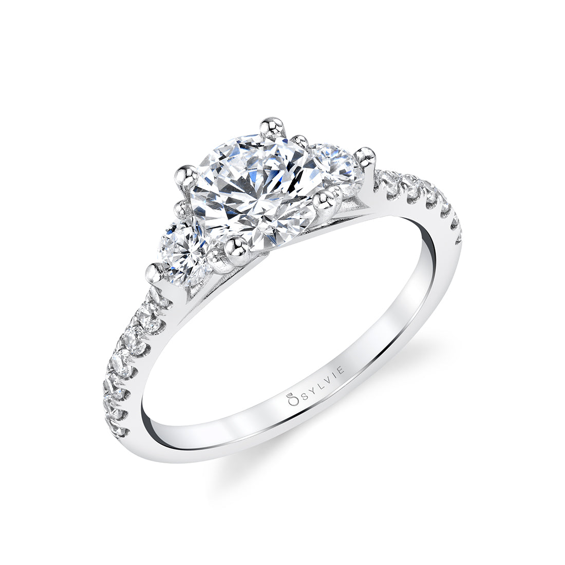 (Gallery) Three Stone Engagement Ring - Tatianna