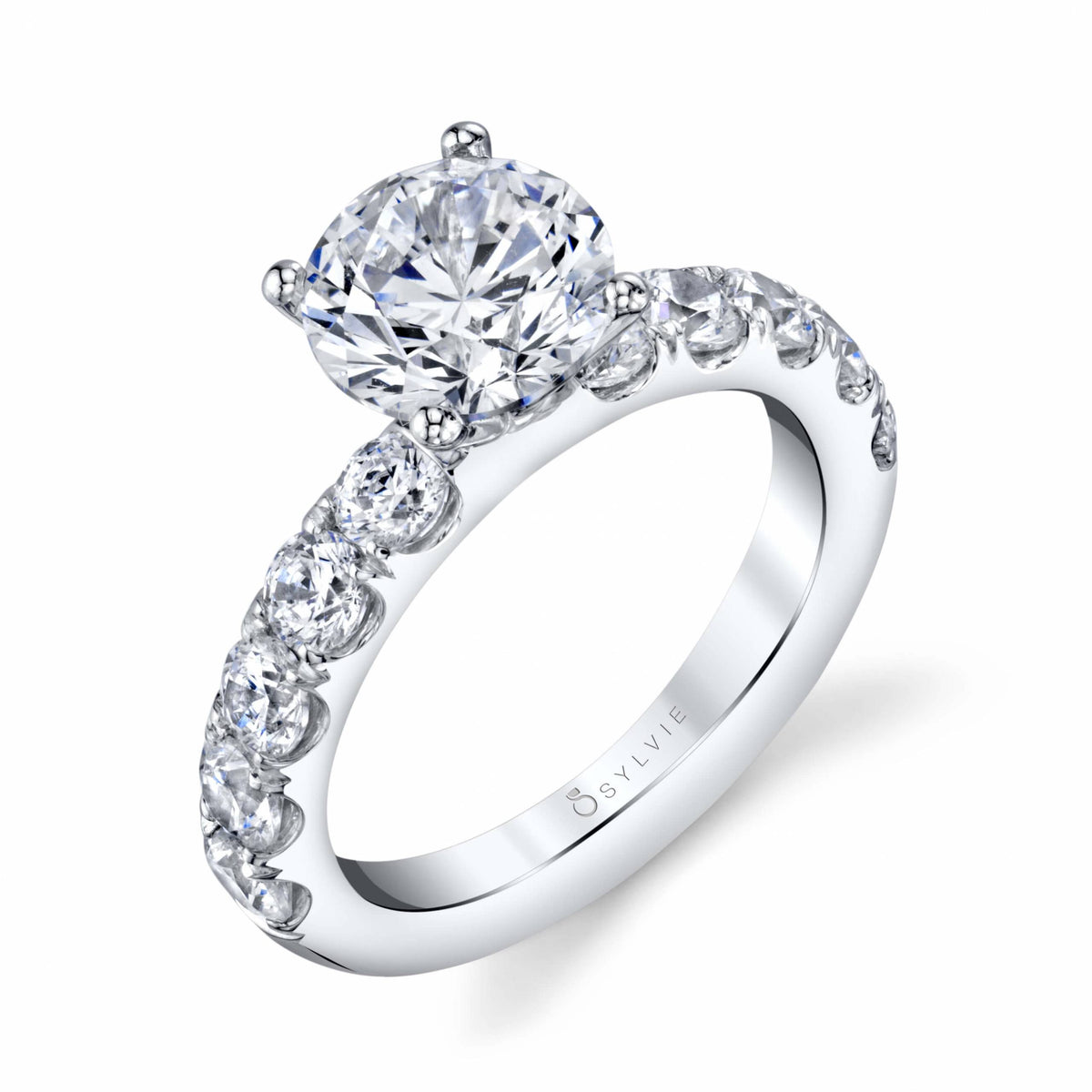 (18K Rose) Solitaire Engagement Ring