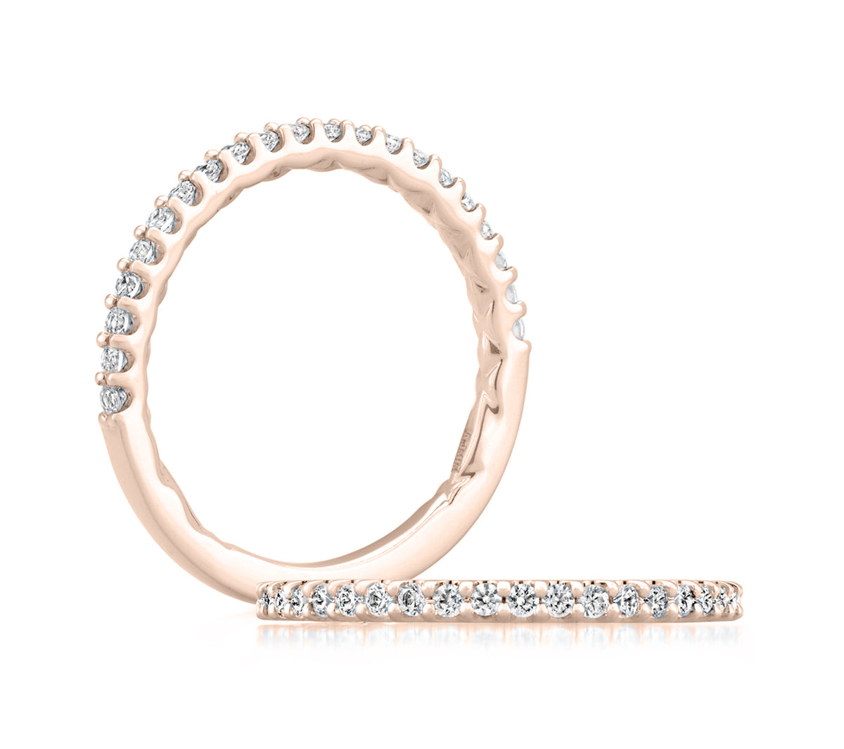 Pavé Diamond Wedding Band [WR1032Q/37]