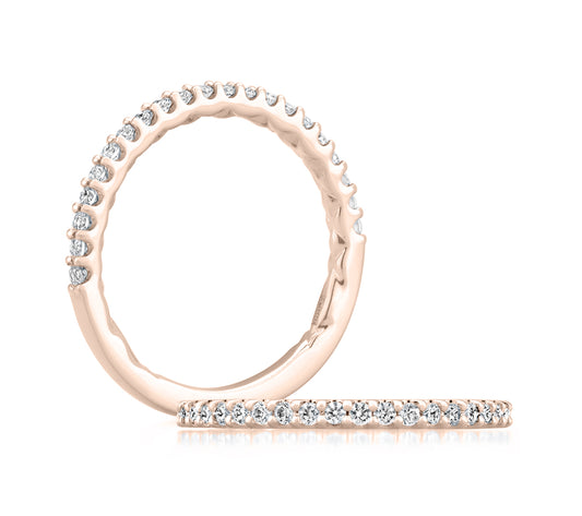 Pavé Diamond Wedding Band [WR1032Q/37]