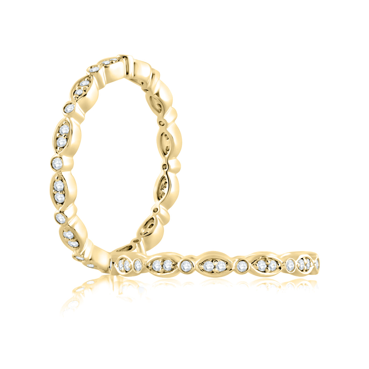 Pavé Diamond Wedding Band [WR1045/18]