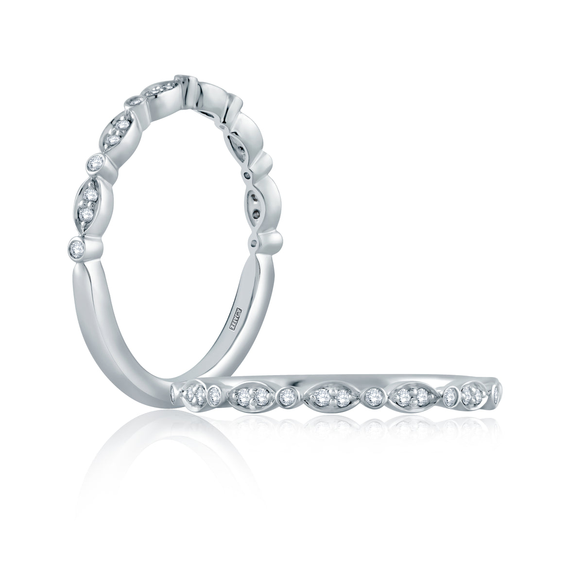 Pavé Diamond Wedding Band [WR1055/10]
