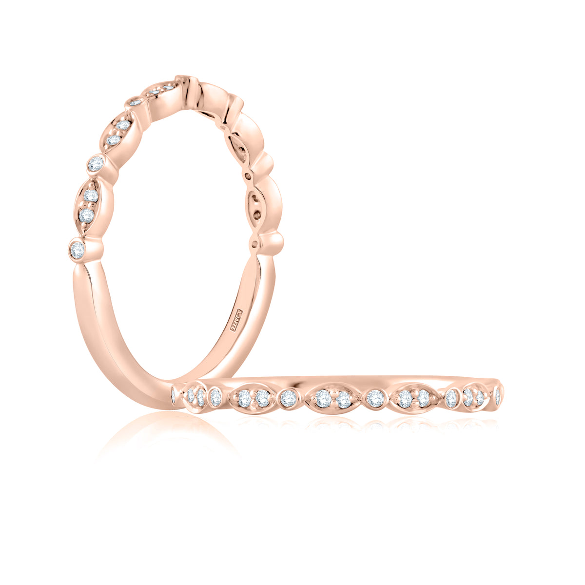 Pavé Diamond Wedding Band [WR1055/10]