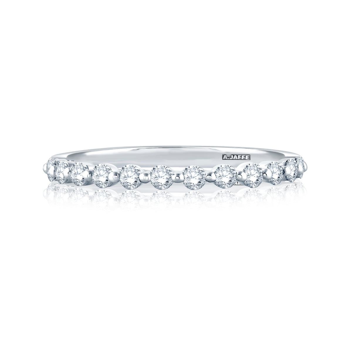 Single Shared Prong Diamond Wedding Band [WR1108/36]