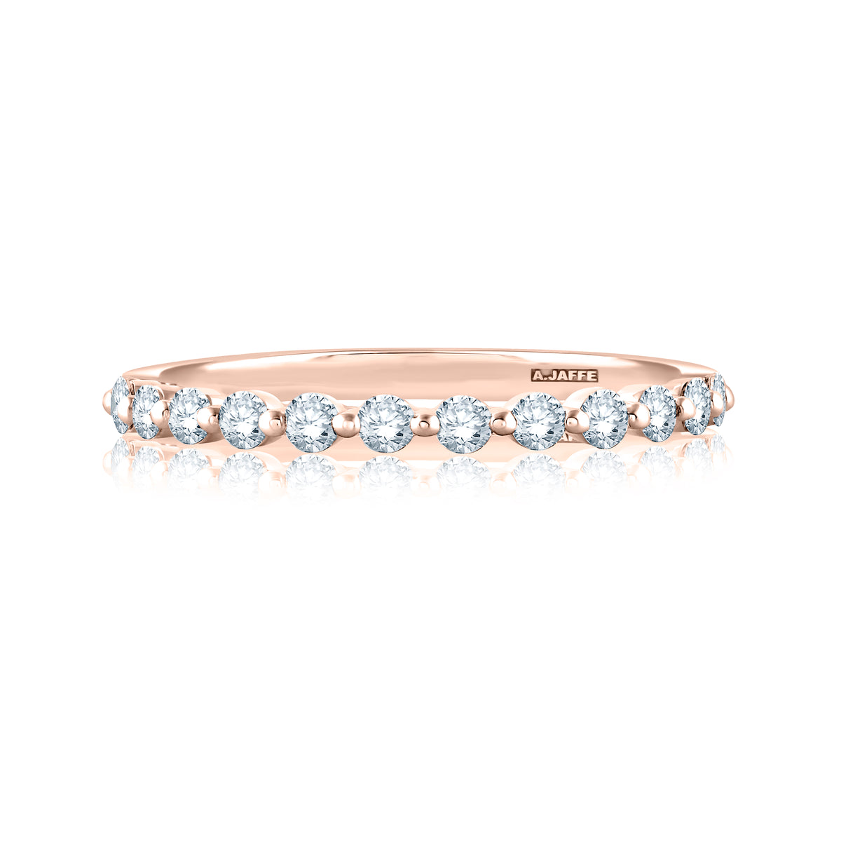 Single Shared Prong Diamond Wedding Band [WR1108/36]