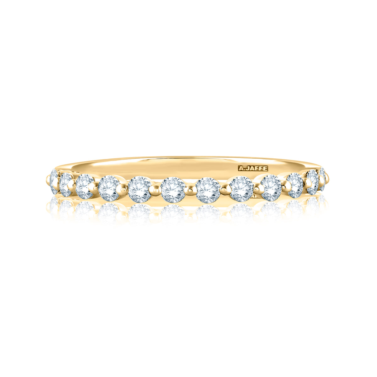 Single Shared Prong Diamond Wedding Band [WR1108/36]