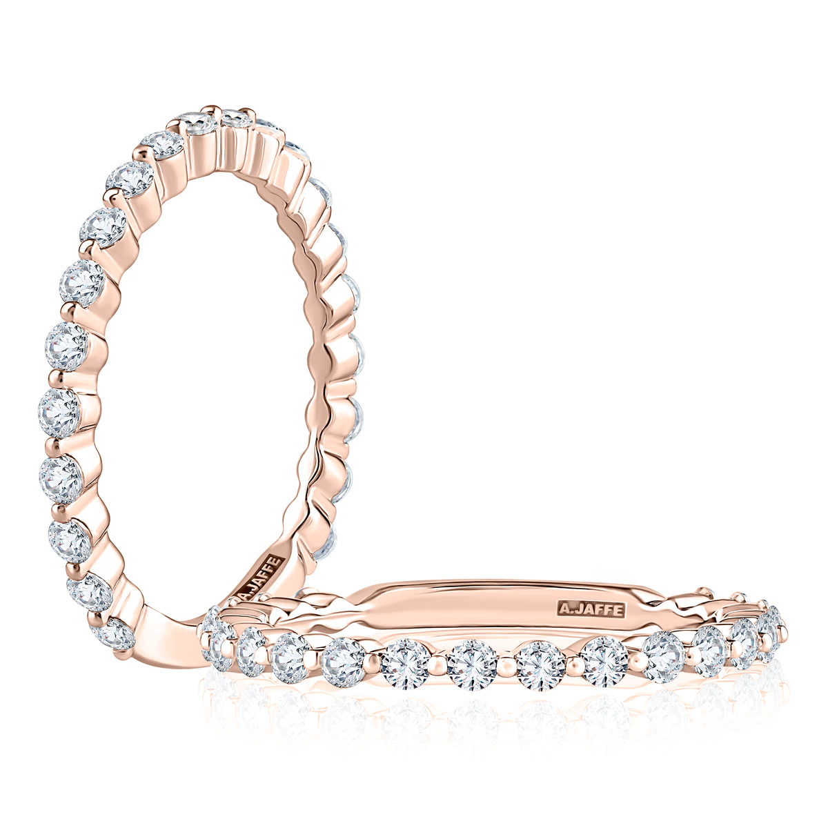 Single Shared Prong Diamond Wedding Band [WRC1162T/53]