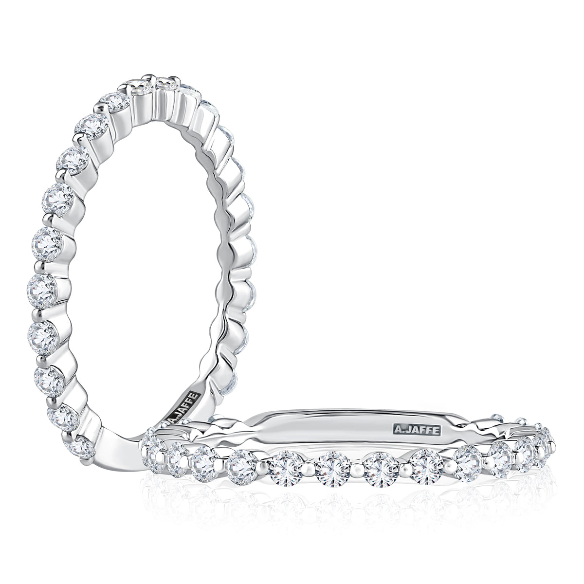Single Shared Prong Diamond Wedding Band [WRC1162T/53]