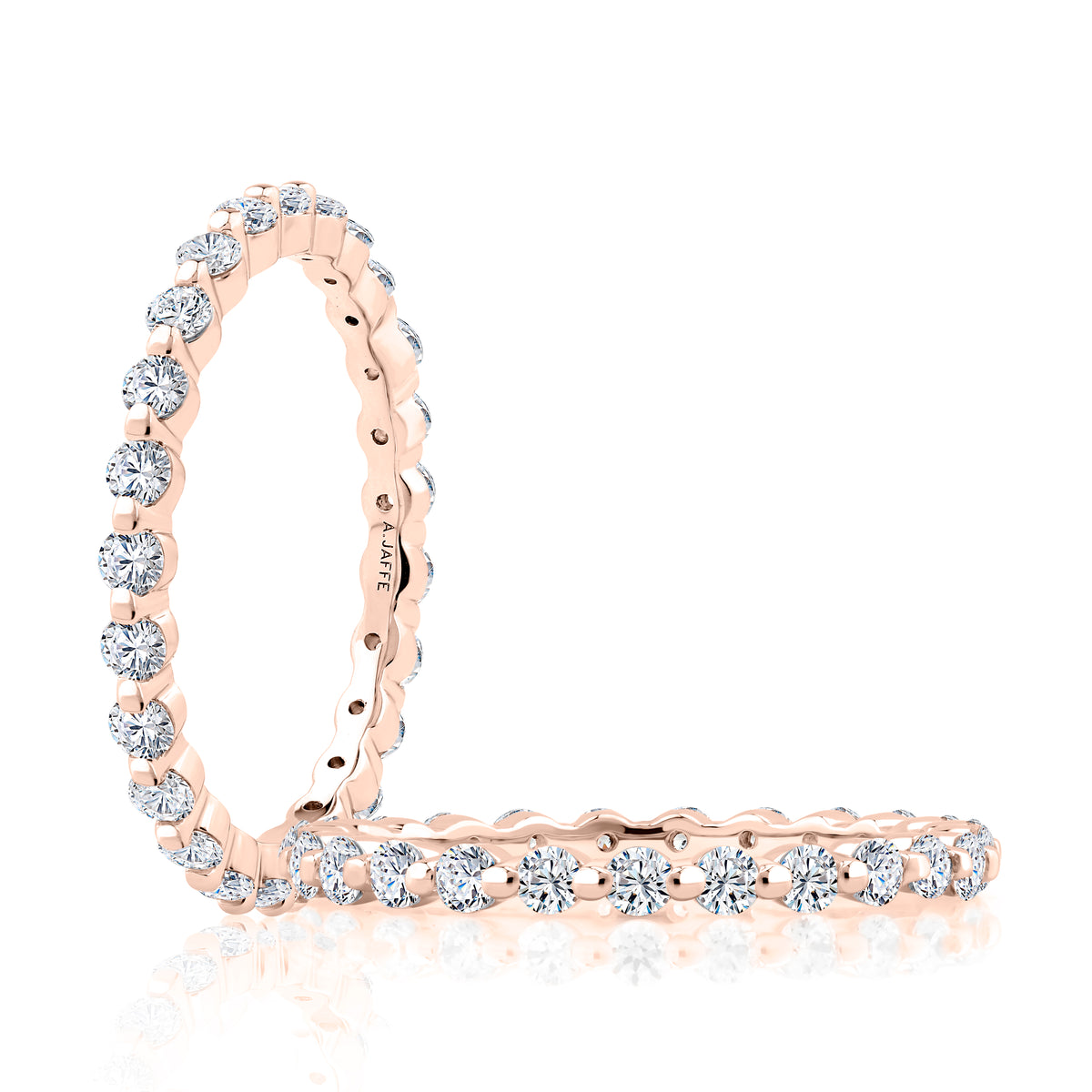 Single Shared Prong Diamond Wedding Band [WRRDK1243E/75]