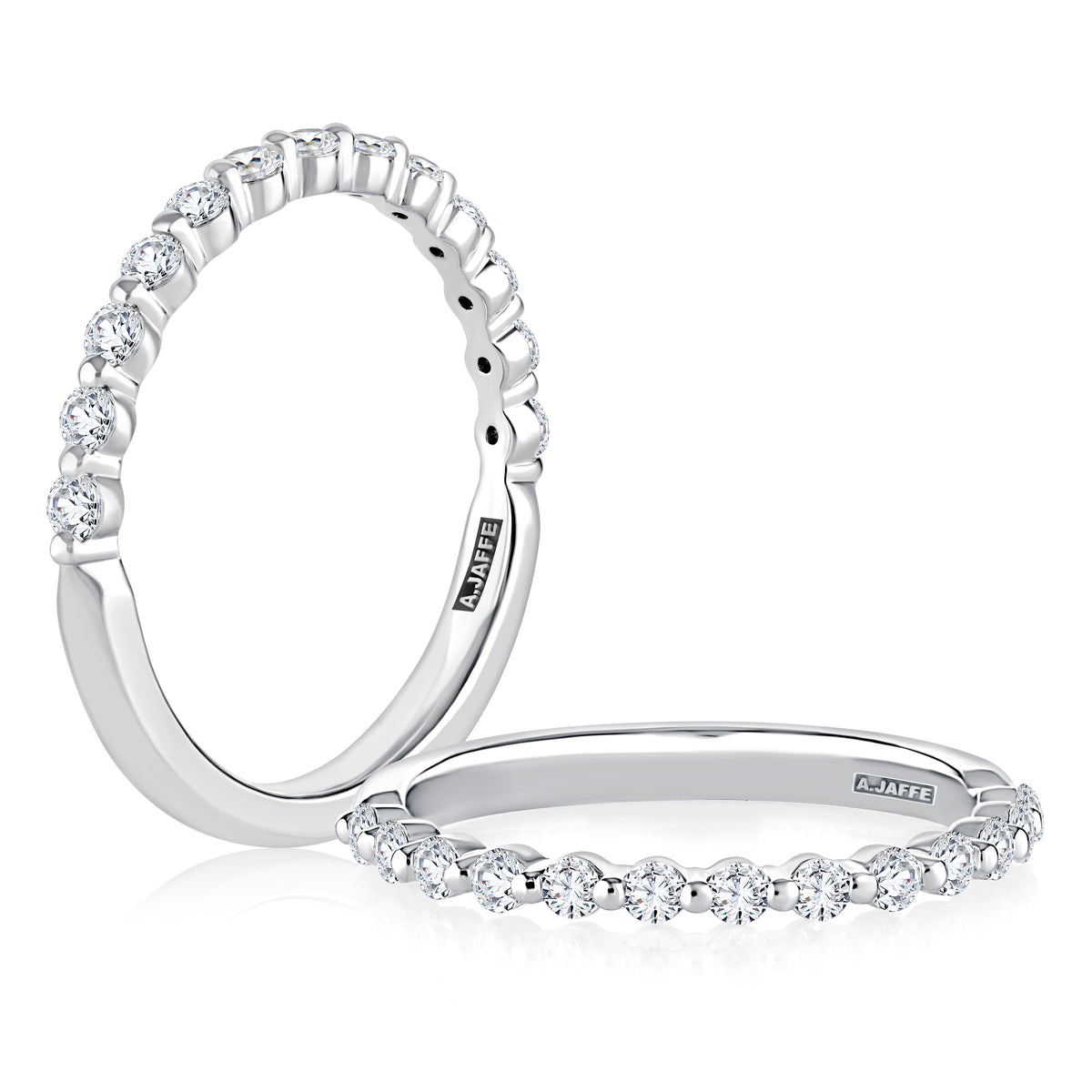 Single Shared Prong Diamond Wedding Band [WRRDK1243H/39]