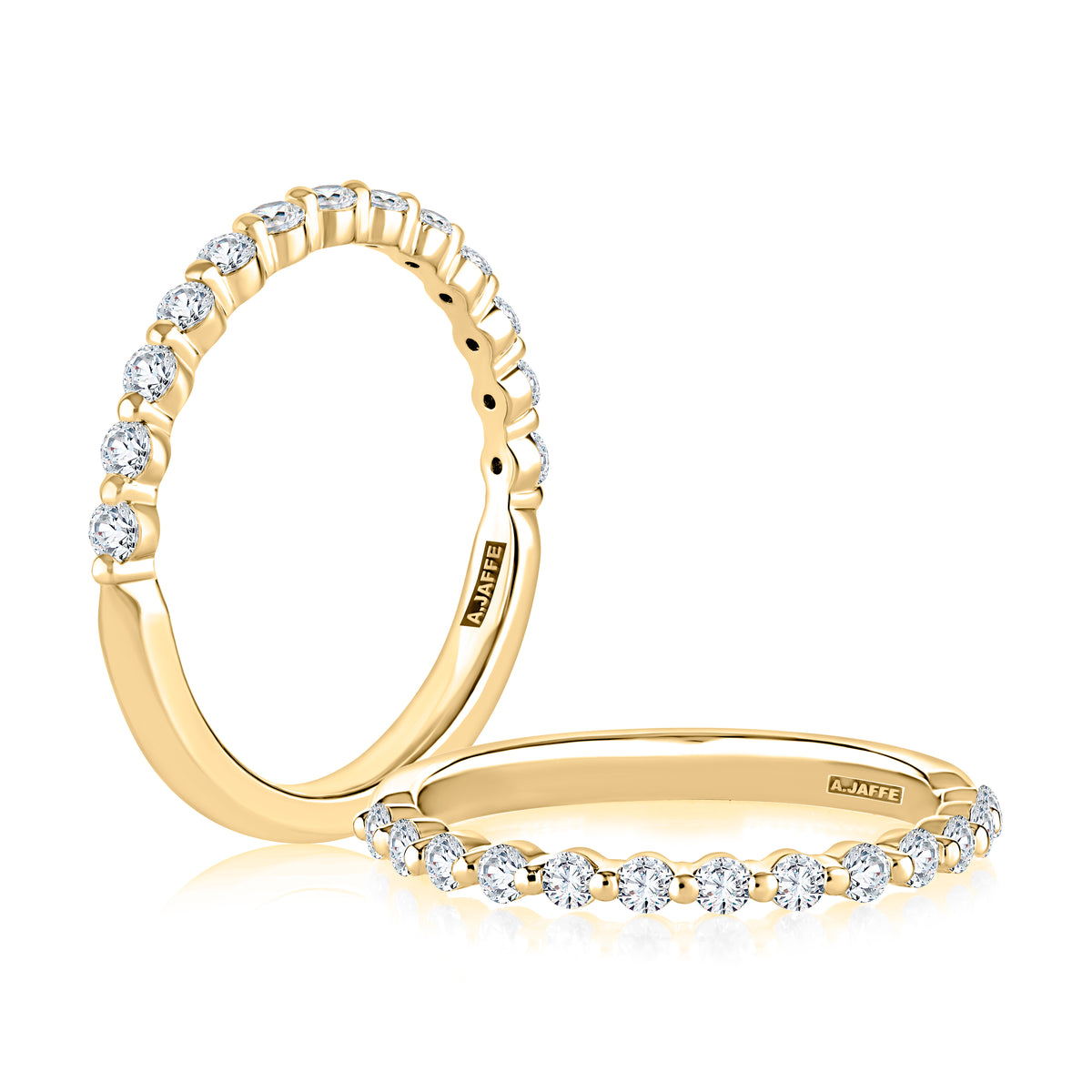 Single Shared Prong Diamond Wedding Band [WRRDK1243H/39]