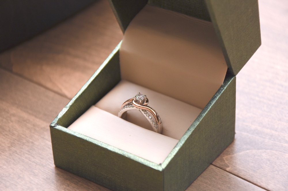 rose gold engagement rings south dakota