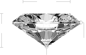 Oval Diamond Side View Oval Diamond Side View